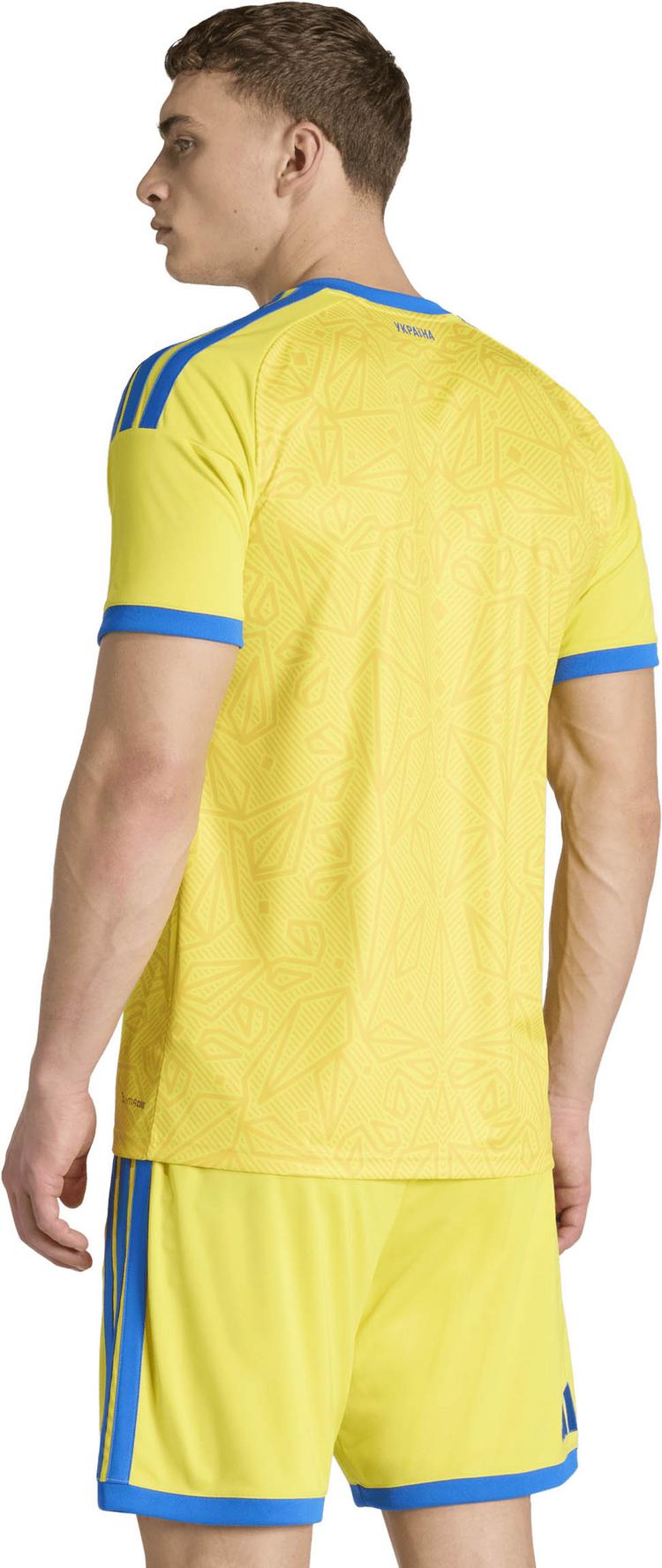 adidas adidas UAF UKRAINE HOME Teamtrikot Herren - byello - 1 | SportScheck