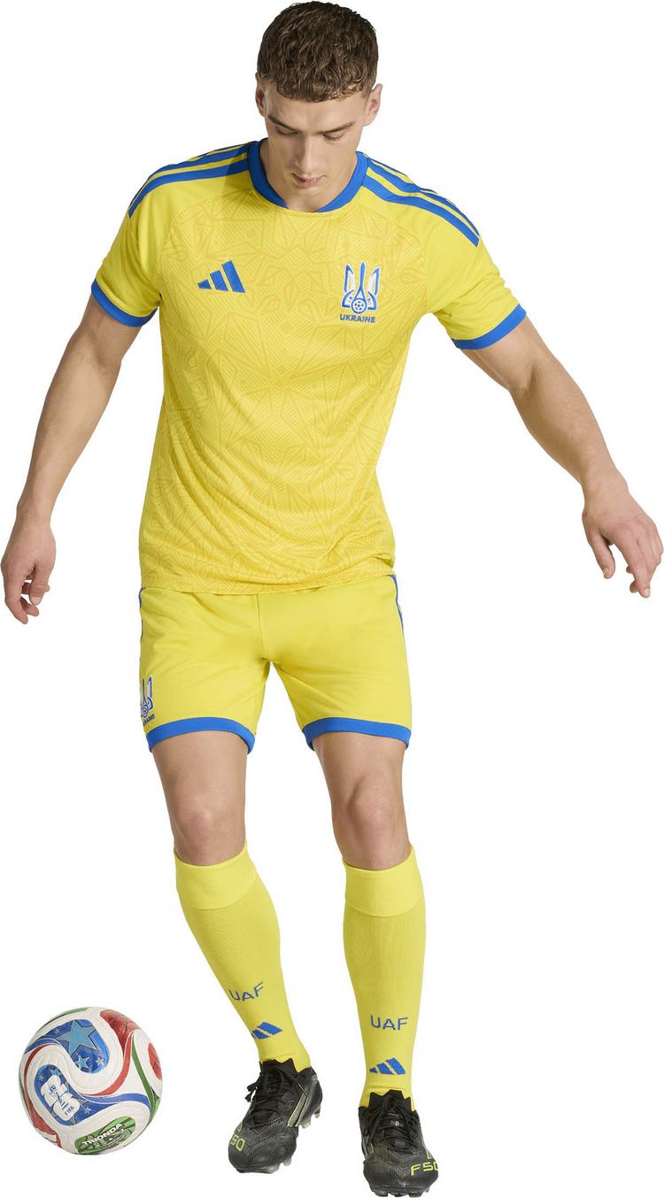adidas adidas UAF UKRAINE HOME Teamtrikot Herren - byello - 2 | SportScheck