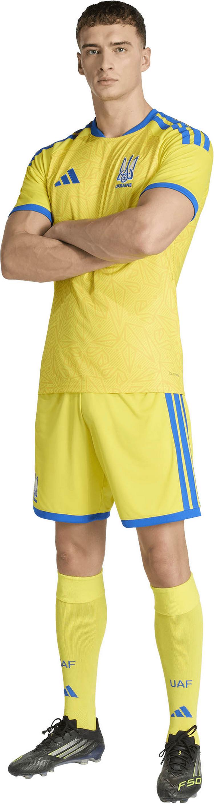 adidas adidas UAF UKRAINE HOME Teamtrikot Herren - byello - 3 | SportScheck