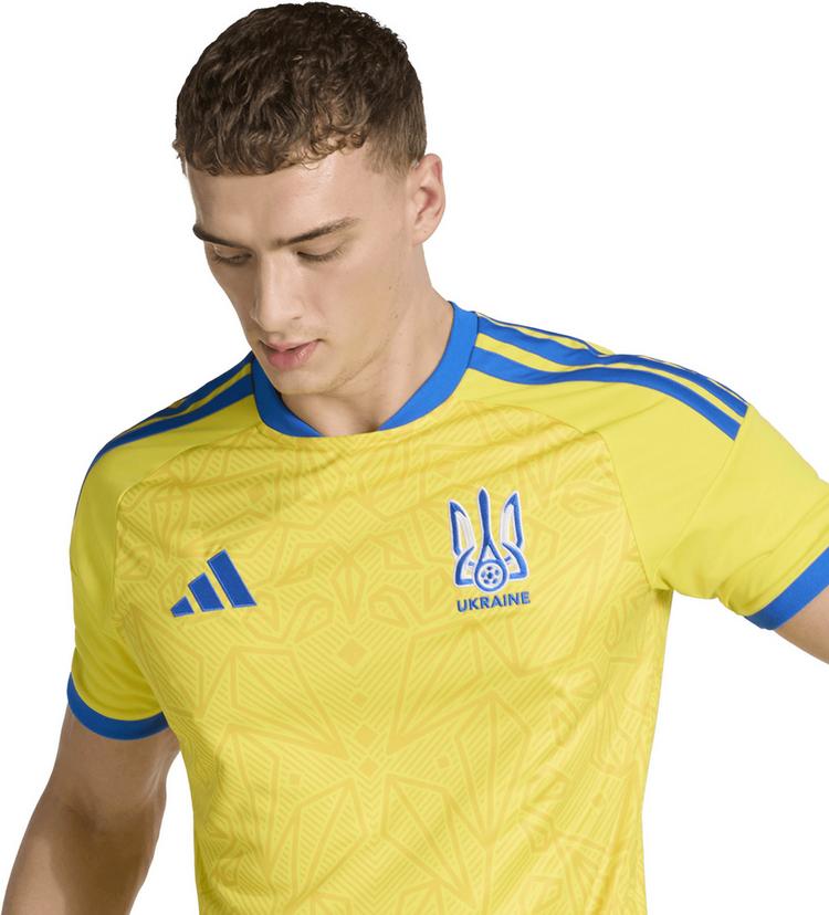 adidas adidas UAF UKRAINE HOME Teamtrikot Herren - byello - 4 | SportScheck
