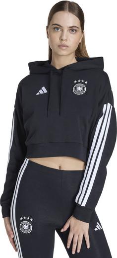 Rückansicht von adidas DFB WMN HD Hoodie Damen black