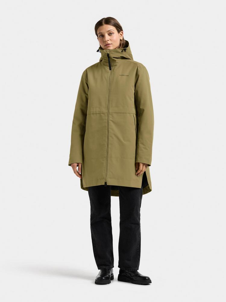 Didriksons Didriksons ELENA Parka Damen - olive green - 1 | SportScheck
