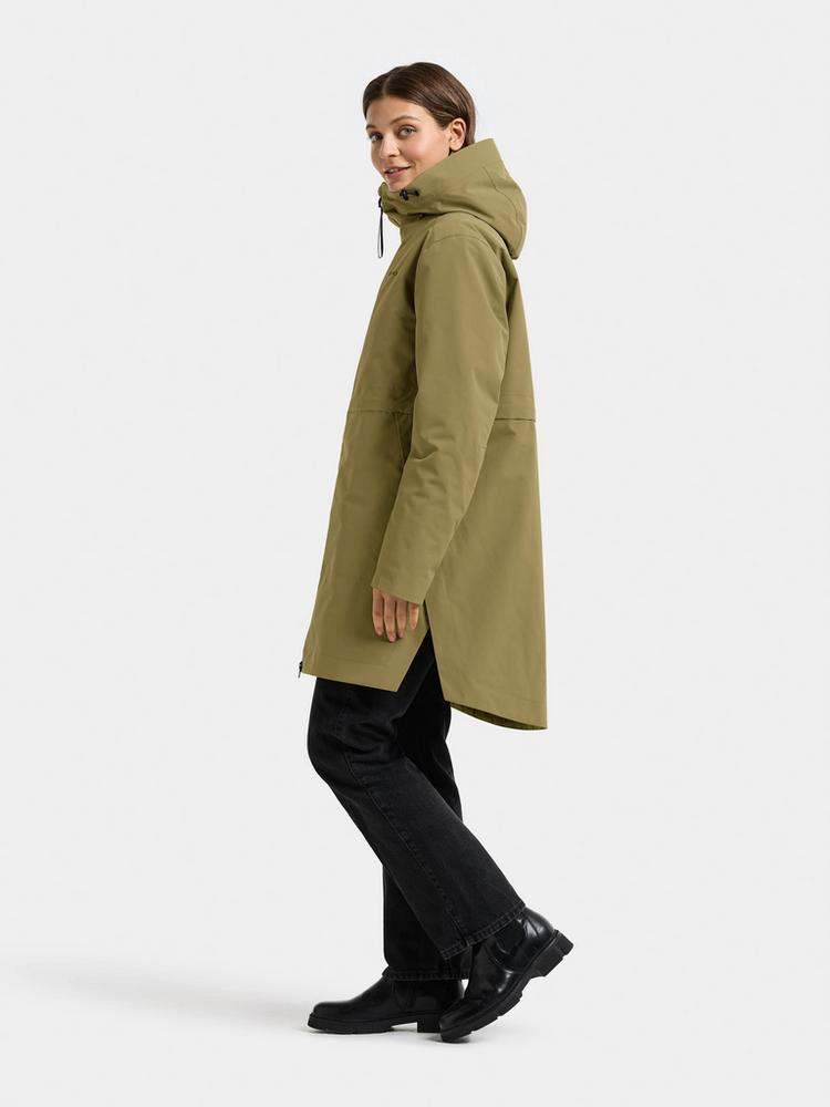 Didriksons Didriksons ELENA Parka Damen - olive green - 3 | SportScheck