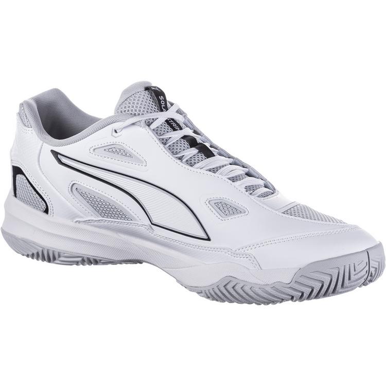 PUMA PUMA Solarstrike 4 Hallenschuhe Herren - puma white-puma black-silver mist-platinum gray - 0 | SportScheck
