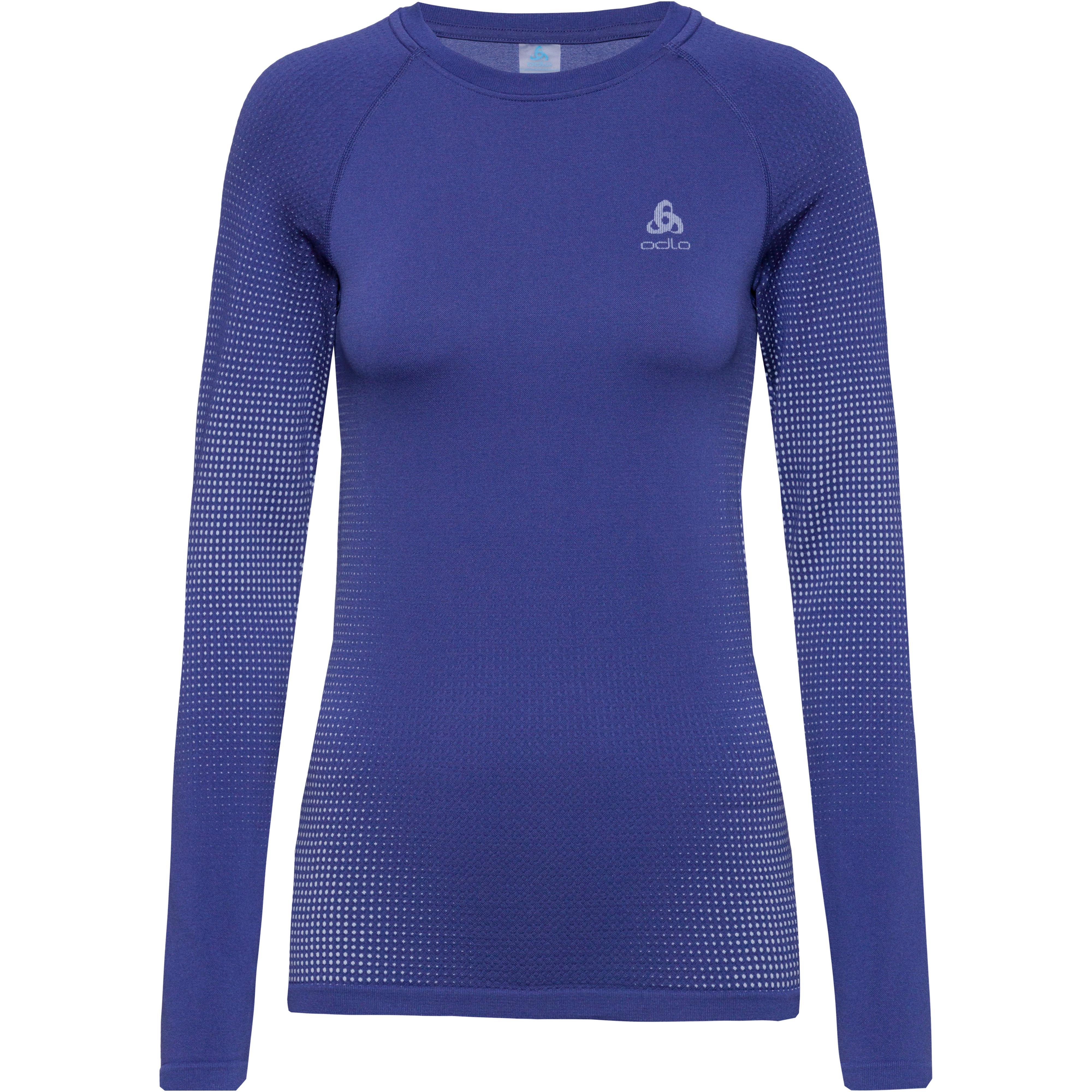 Odlo PERFORMANCE WARM ECO Funktionsshirt Damen - skipper blue