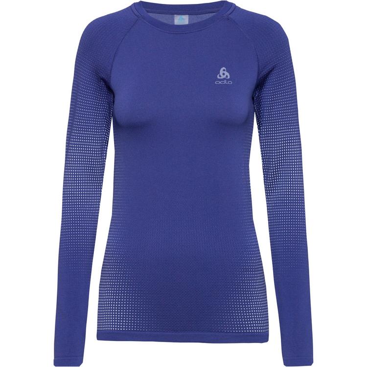 Odlo Odlo PERFORMANCE WARM ECO Funktionsshirt Damen - skipper blue - 0 | SportScheck