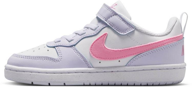 Nike Nike COURT BOROUGH PS Sneaker M&auml;dchen - white-pink rise-football grey - 0 | SportScheck