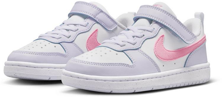 Nike Nike COURT BOROUGH PS Sneaker M&auml;dchen - white-pink rise-football grey - 3 | SportScheck