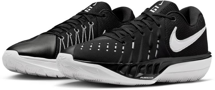 Nike Nike AIR ZOOM G.T. CUT ACADEMY 2 Basketballschuhe Herren - black-white-pure platinum - 3 | SportScheck