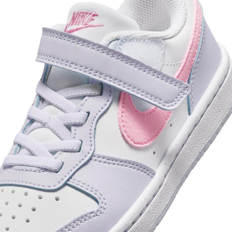 Nike Nike COURT BOROUGH PS Sneaker M&auml;dchen - white-pink rise-football grey - 4 | SportScheck
