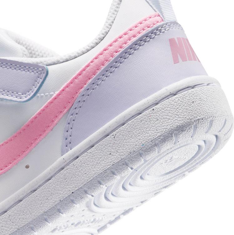 Nike Nike COURT BOROUGH PS Sneaker M&auml;dchen - white-pink rise-football grey - 5 | SportScheck