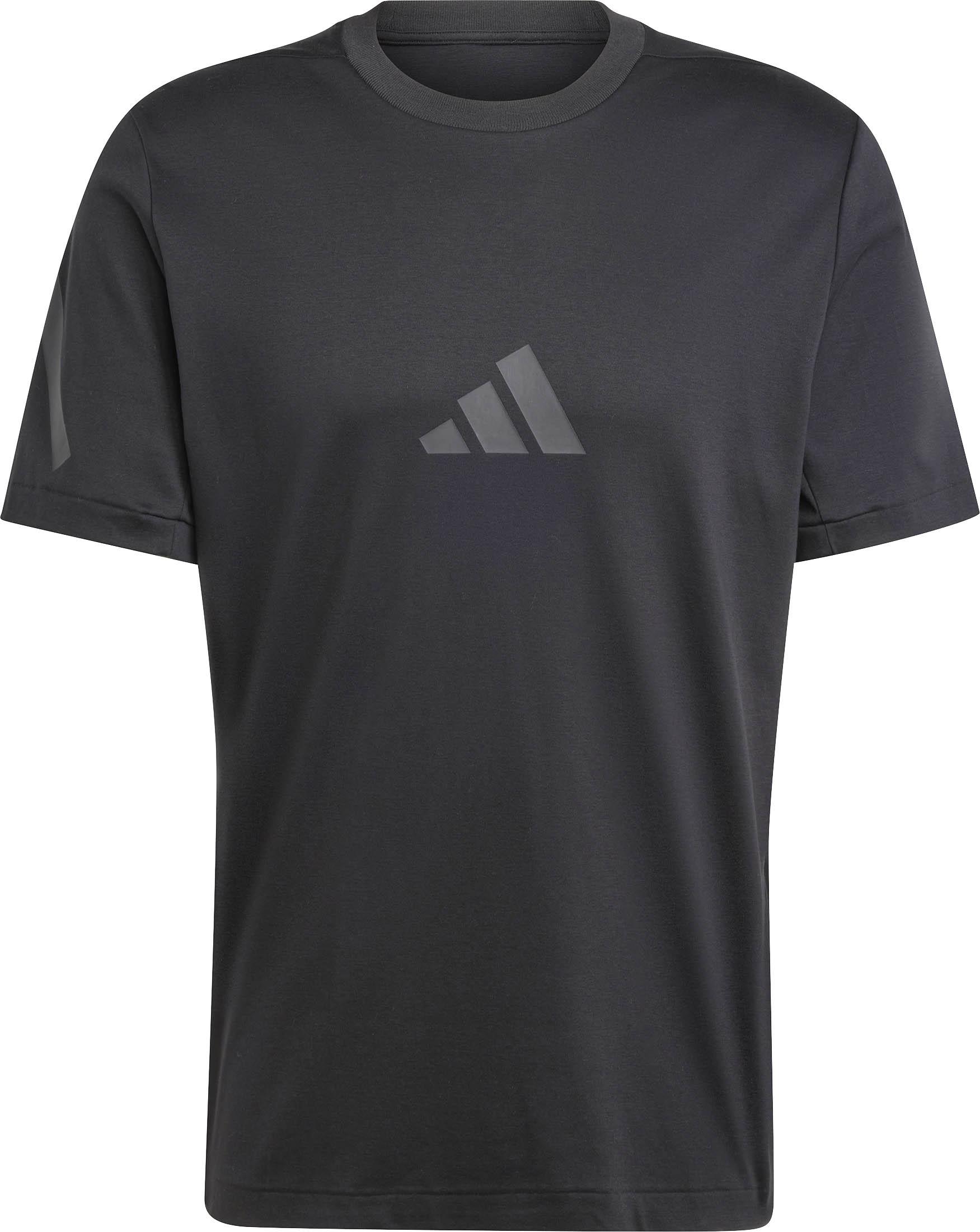 Adidas Sportshirt Herren Baumwolle Schwarz