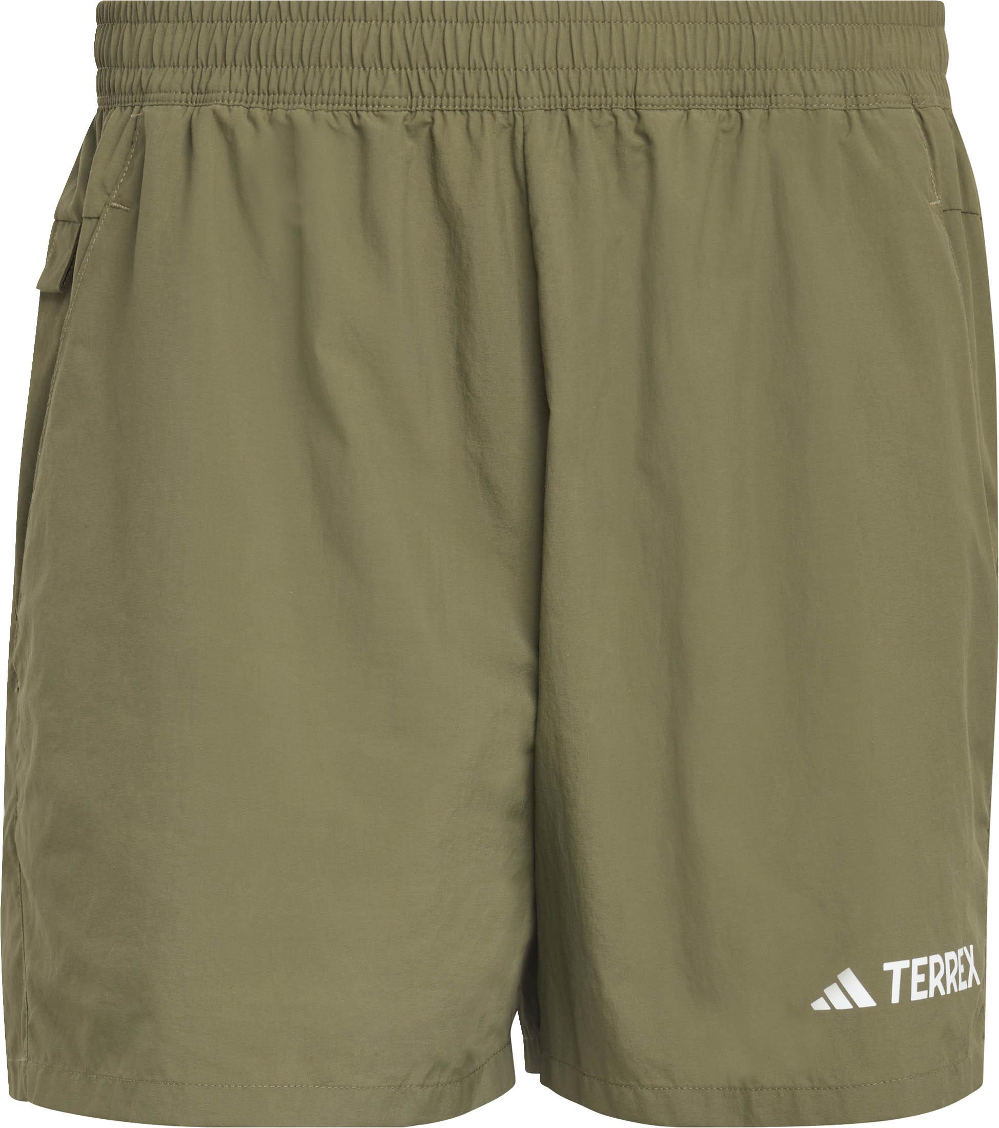 Adidas Funktionsshorts Elastischer Bund Polyamid Oliv