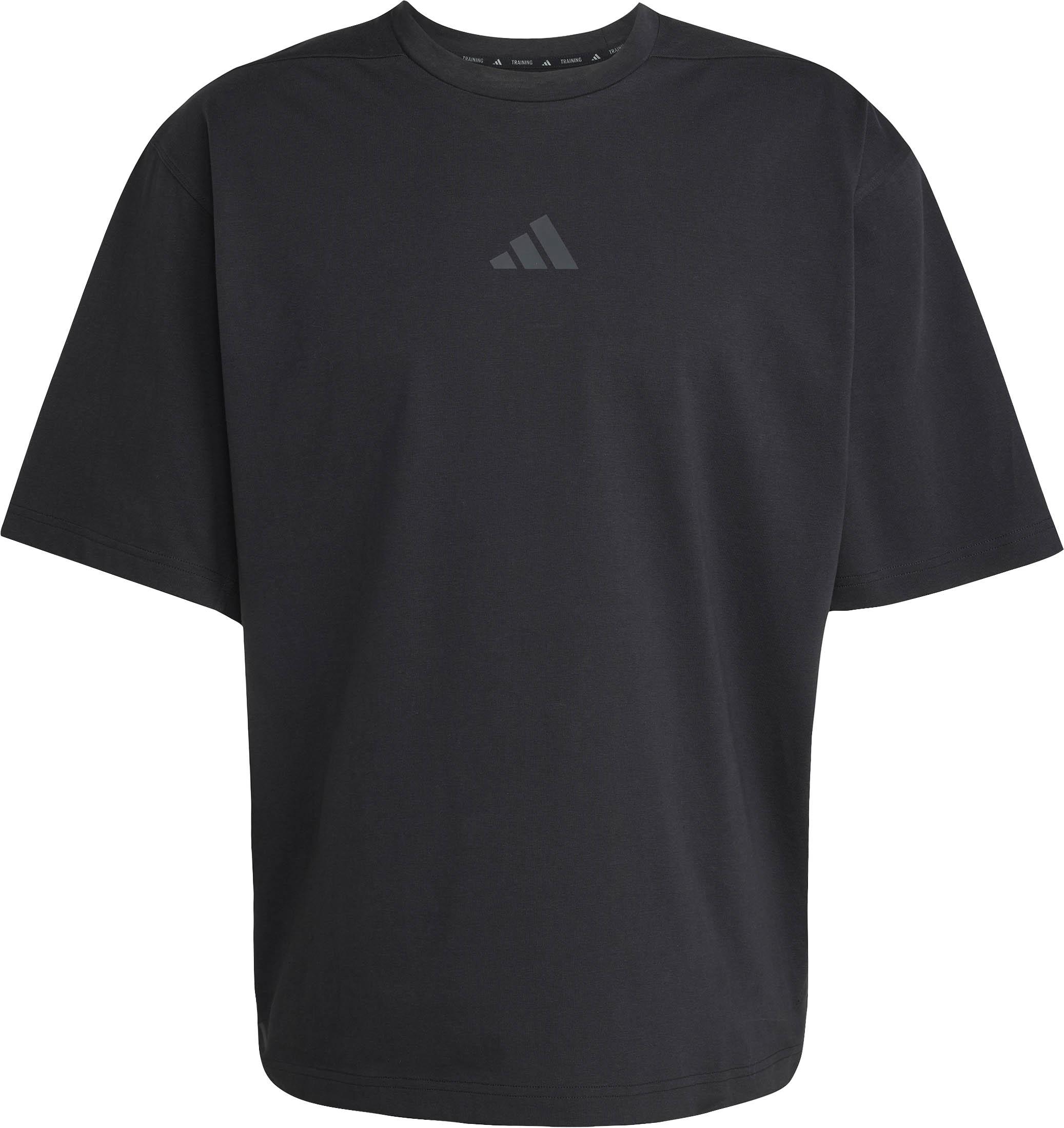 Adidas Oversize Funktionsshirt Baumwolle-Polyester Schwarz