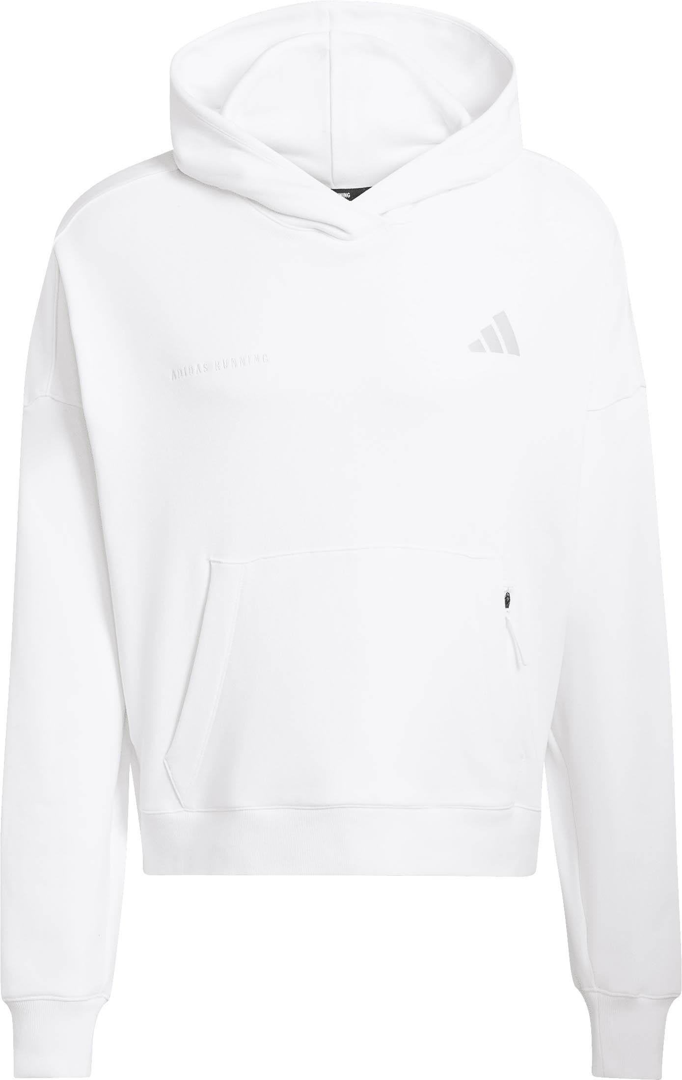 Adidas Laufhoodie Terry Kapuze Baumwolle 100% Weiß