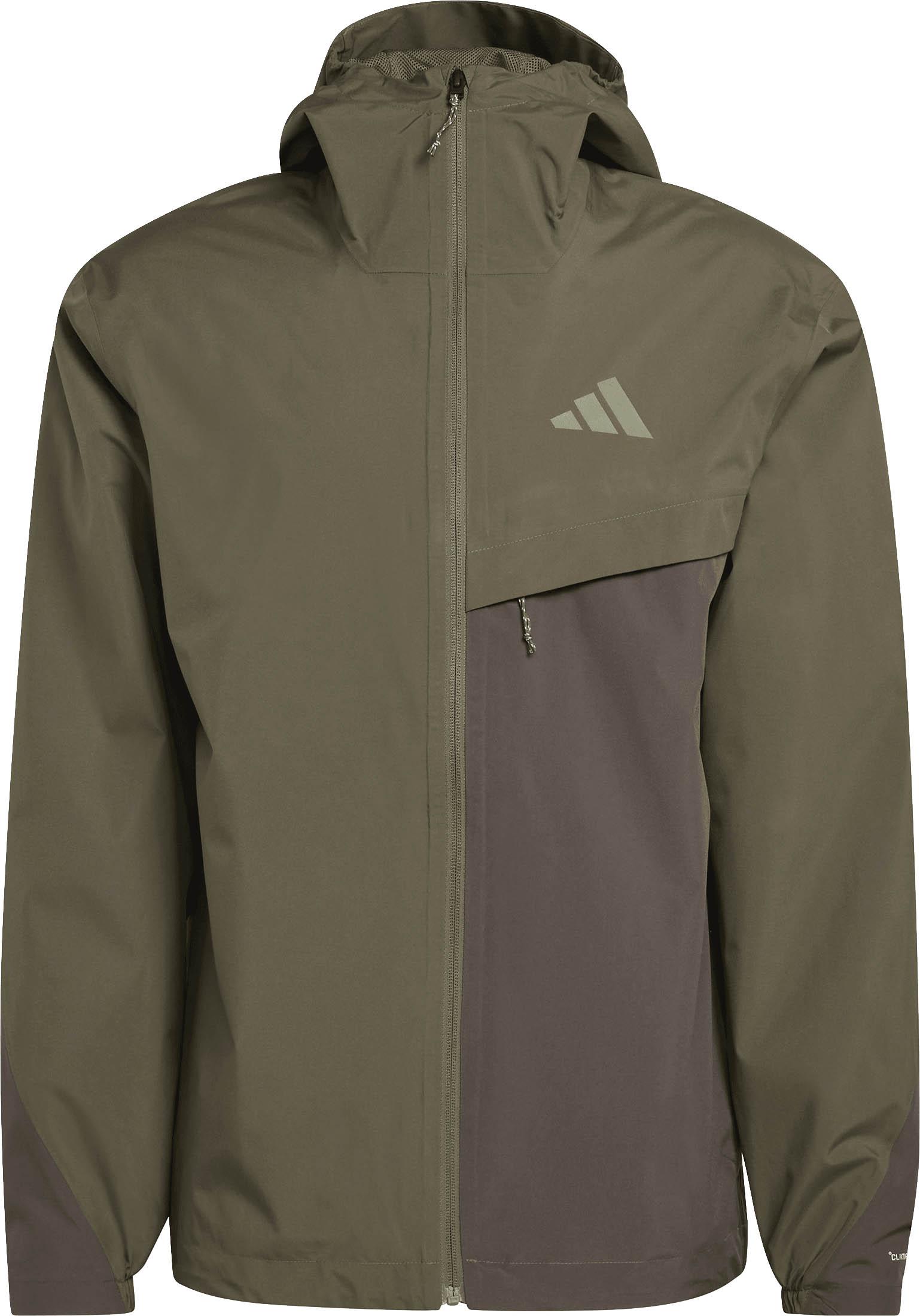 Adidas Hardshelljacke Regenlockere Passform Polyester Oliv