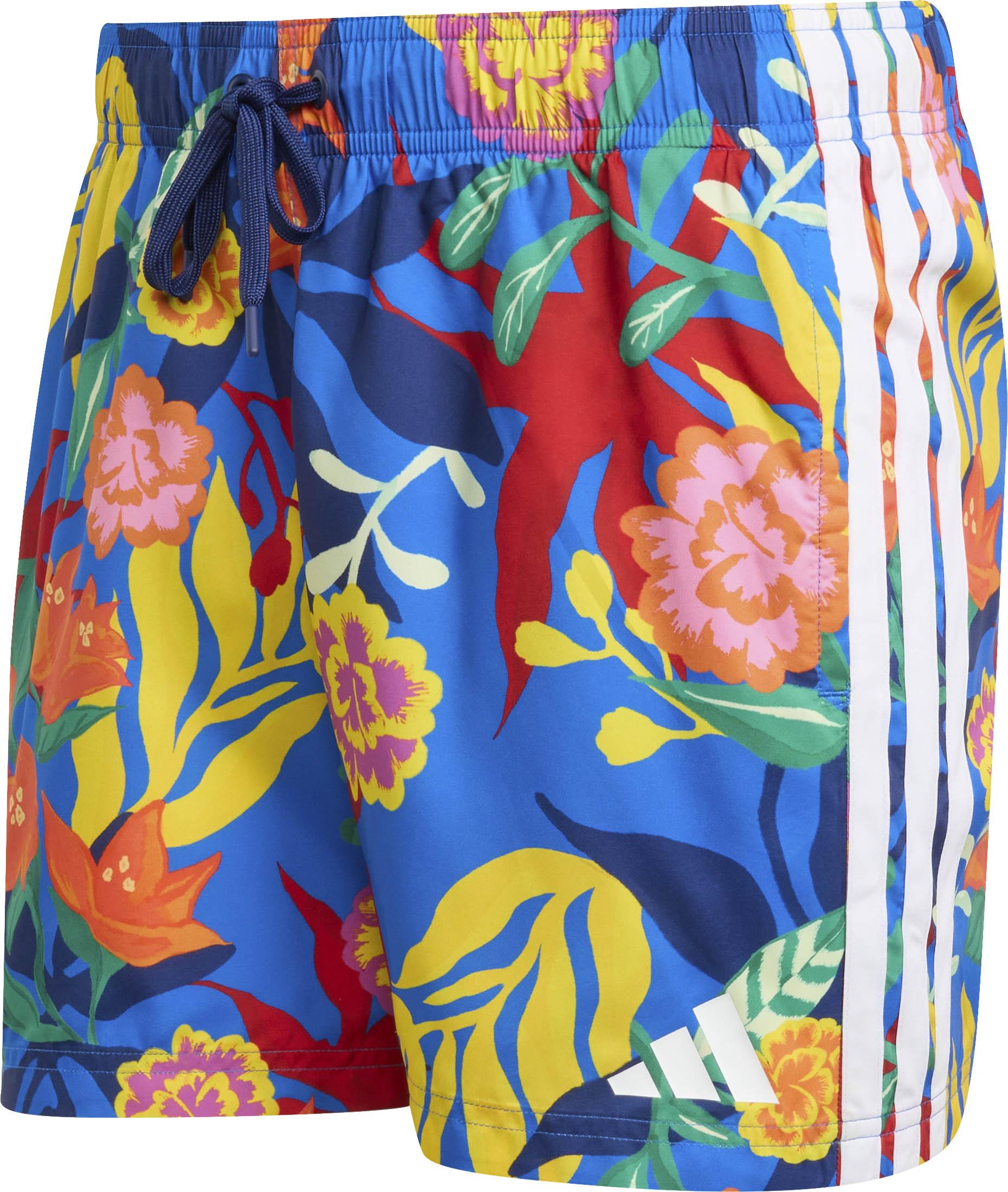 Adidas Badehose Allover-Print Polyester Bunt