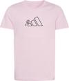 adidas Animal T-Shirt M&auml;dchen - clpink