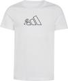 adidas Animal T-Shirt M&auml;dchen - white