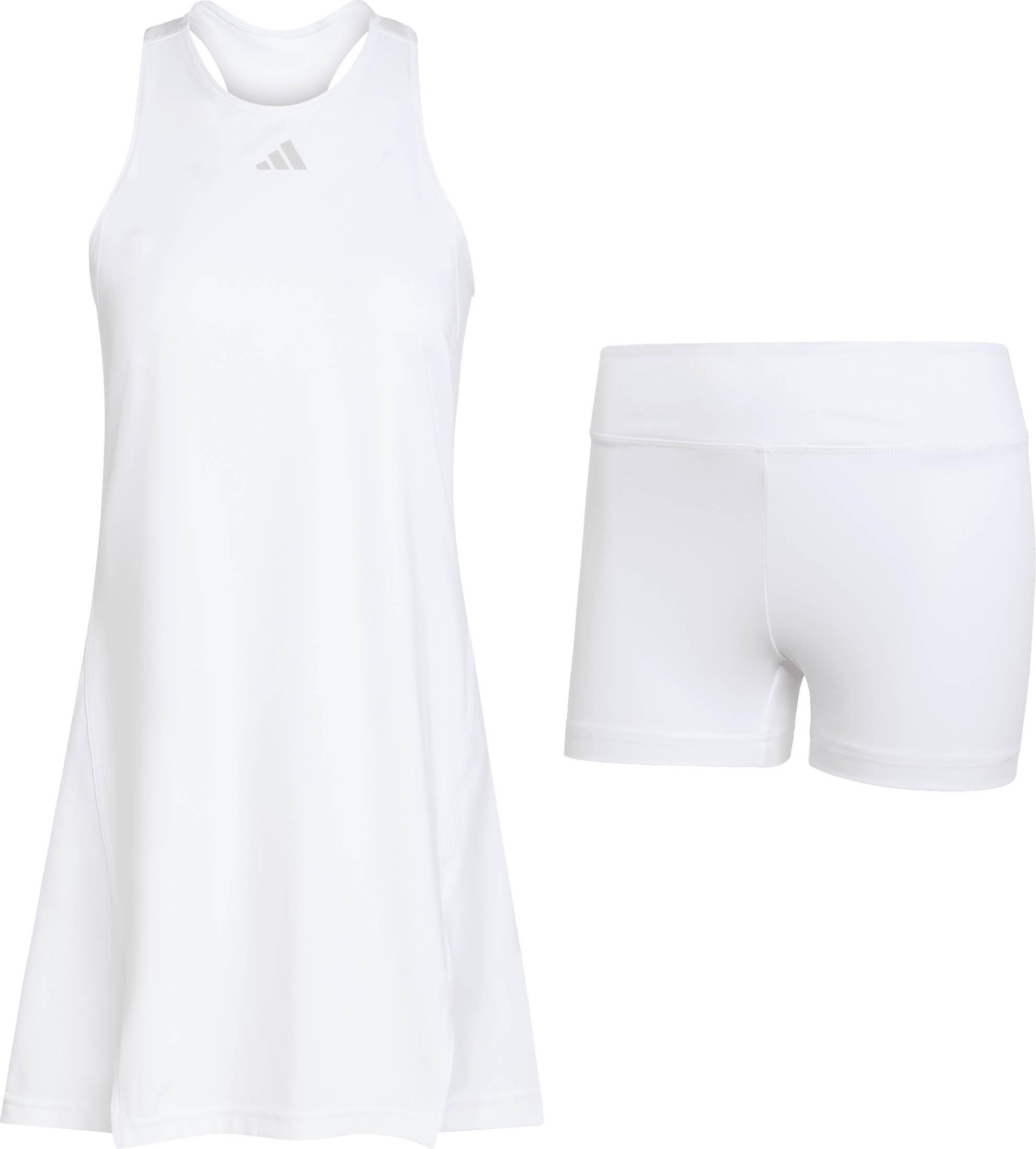 Adidas Tenniskleid CLUB Polyester-Elastan Weiss