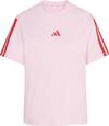 adidas 3S T-Shirt Damen - clpink-purrub