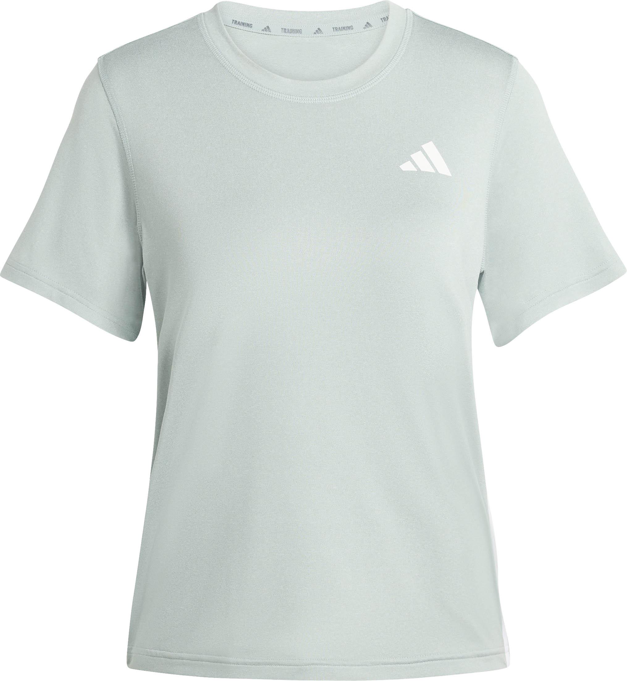 Adidas T-Shirt 3-Streifen Climacool Polyester-Elastan Grün