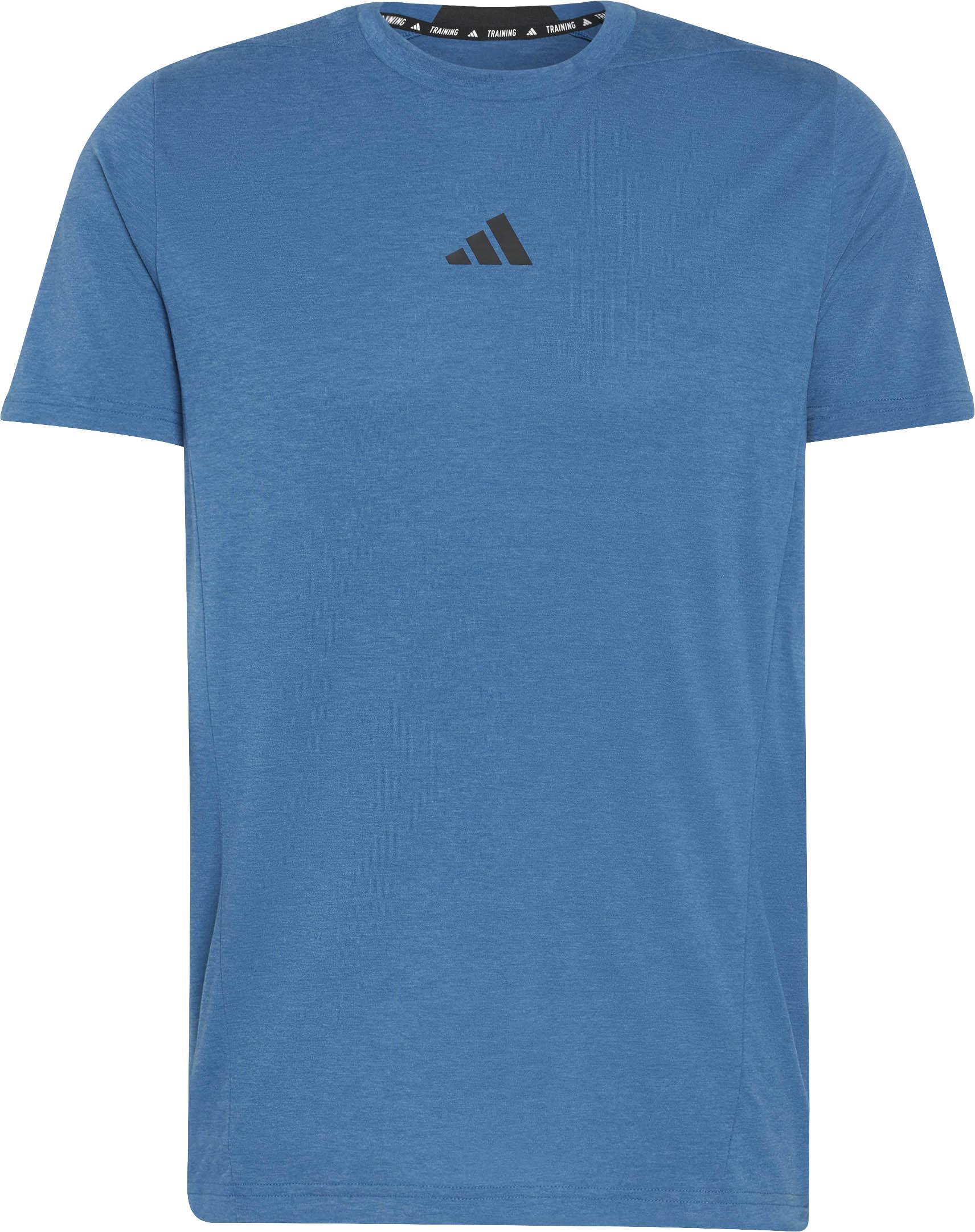 Adidas T-Shirt D4T Rundhals AERO.RDY Blau