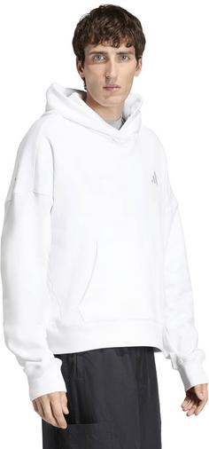 Rückansicht von adidas adi365 Laufhoodie Herren white