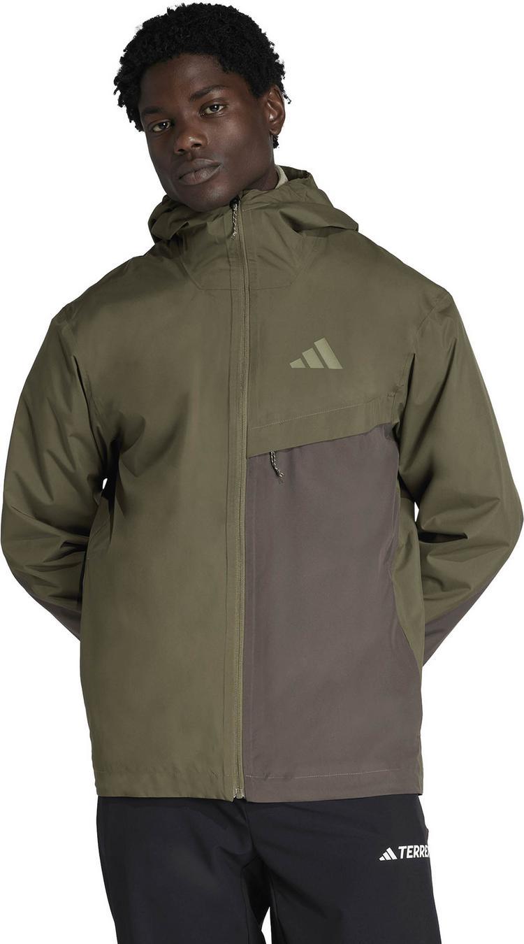 adidas adidas TERREX MULTI 2L Hardshelljacke Herren - olive strata-shadow olive-tent green - 0 | SportScheck