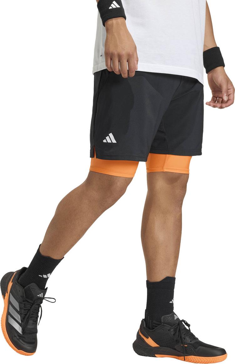 adidas adidas CLUB 2IN1 Tennisshorts Herren - black-puor - 0 | SportScheck