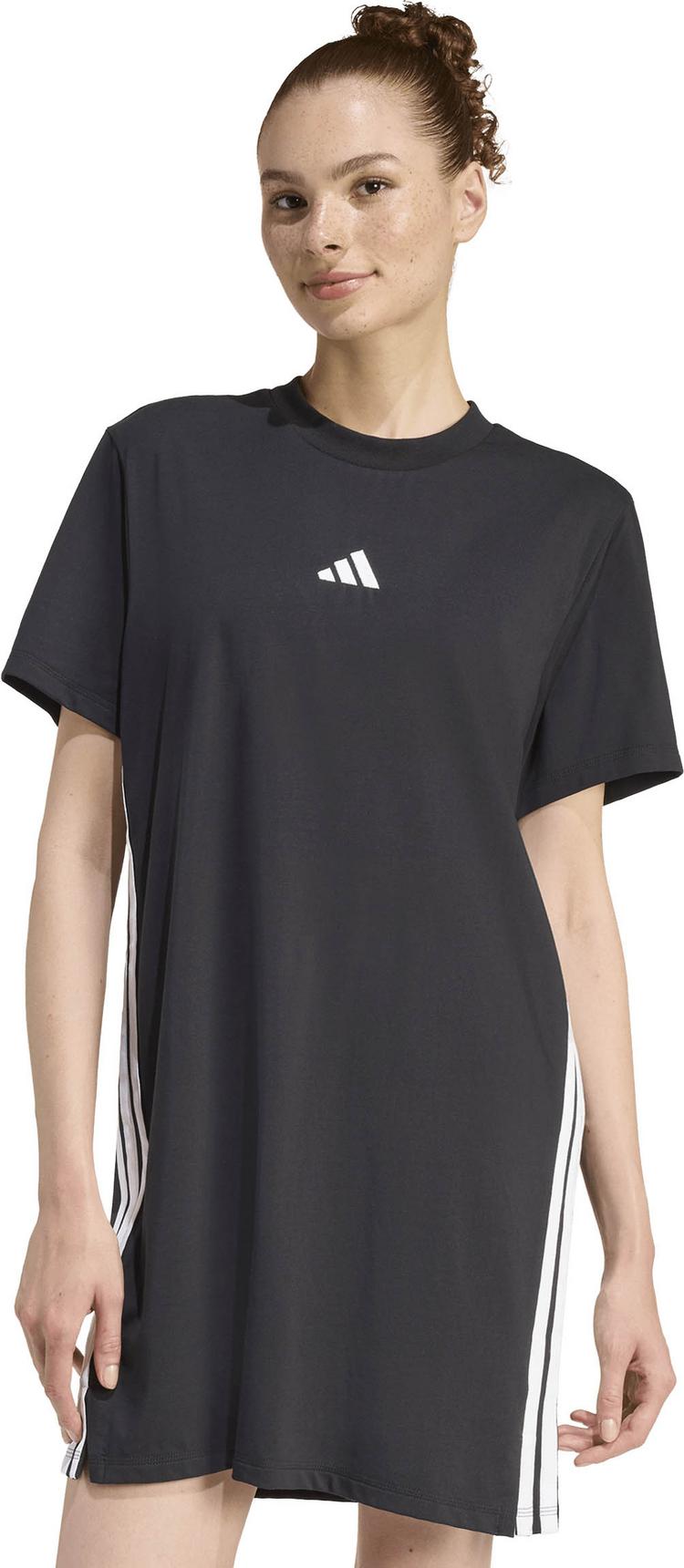 adidas adidas 3S Jerseykleid Damen - black-white - 0 | SportScheck