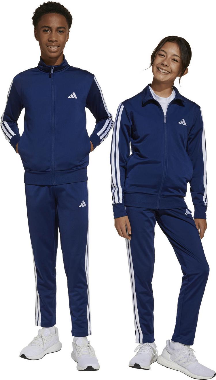 adidas adidas 3S Trainingsanzug Kinder - dark blue-white - 0 | SportScheck