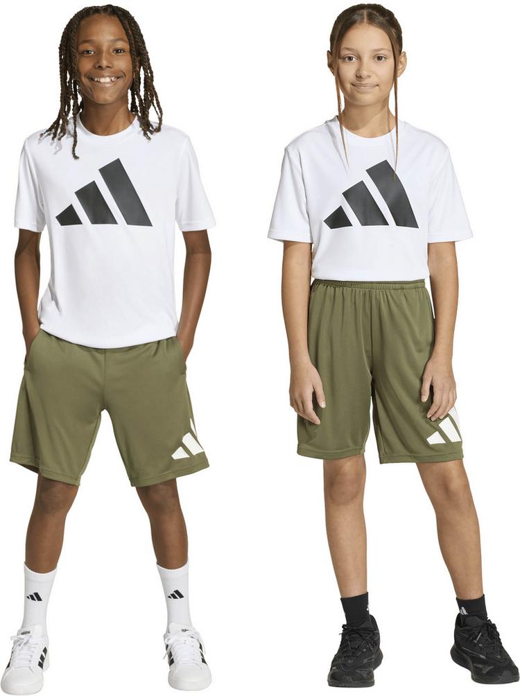 adidas adidas TR-ES Sweatshorts Kinder - olive strata-white - 0 | SportScheck
