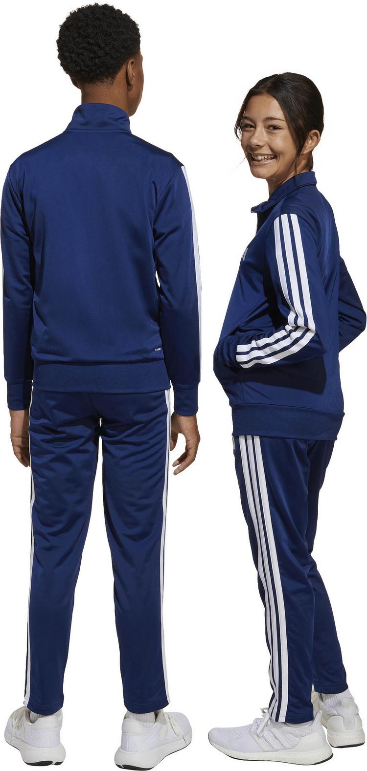 adidas adidas 3S Trainingsanzug Kinder - dark blue-white - 1 | SportScheck