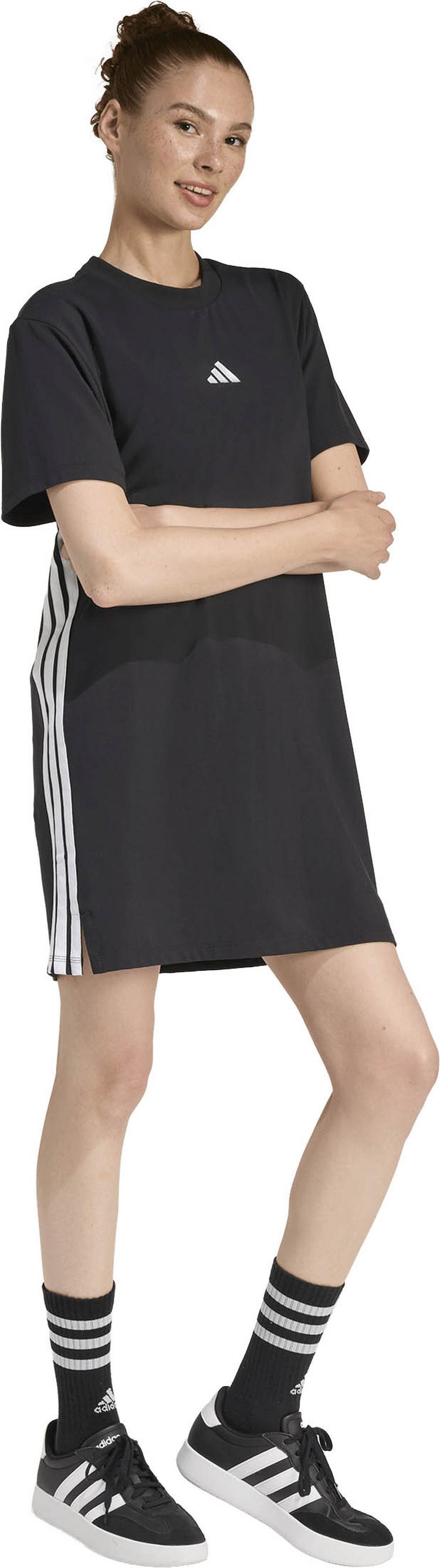 adidas adidas 3S Jerseykleid Damen - black-white - 2 | SportScheck