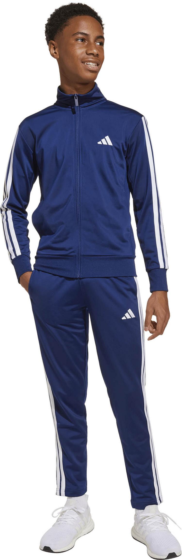 adidas adidas 3S Trainingsanzug Kinder - dark blue-white - 2 | SportScheck