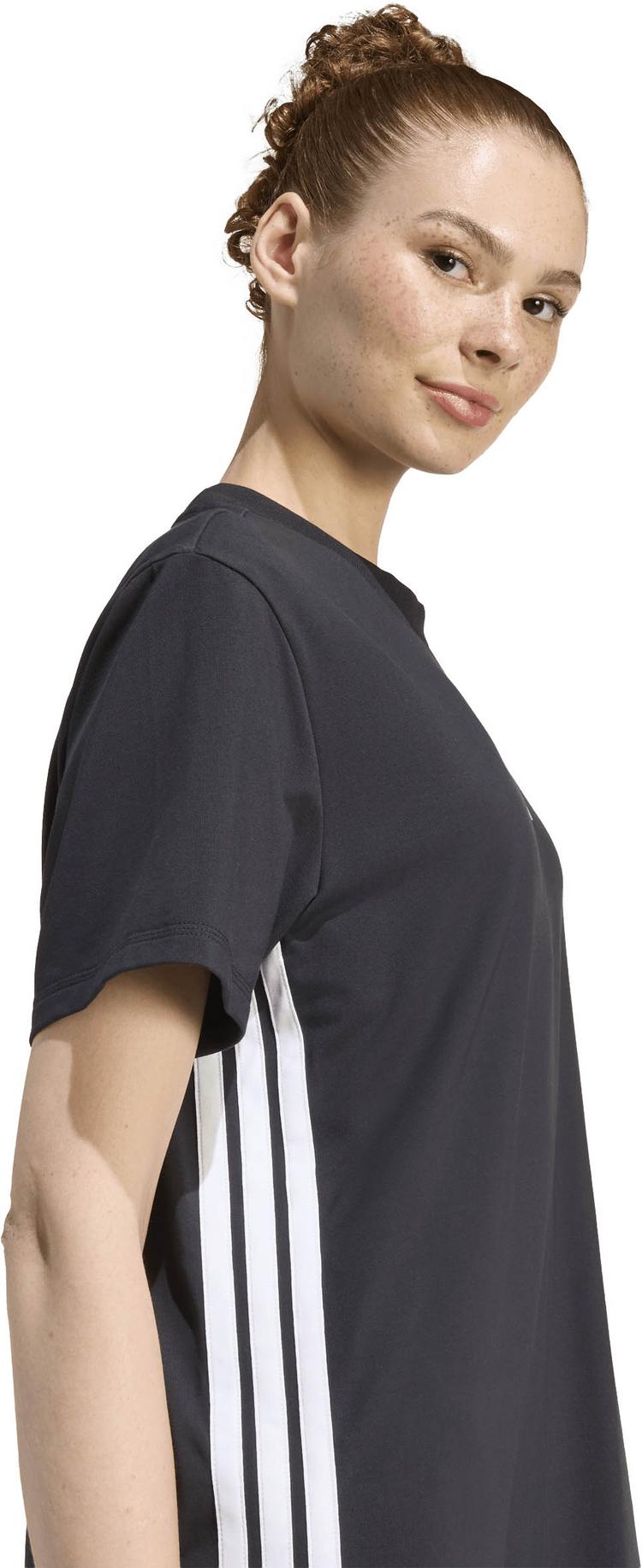 adidas adidas 3S Jerseykleid Damen - black-white - 3 | SportScheck