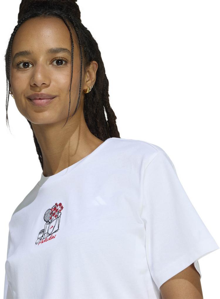 adidas adidas Mini Emb T-Shirt Damen - white - 3 | SportScheck