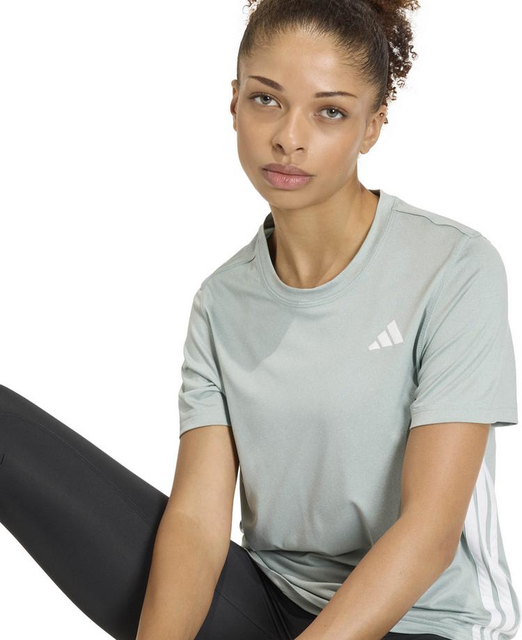 adidas adidas 3S T-Shirt Damen - wonder sage-white - 3 | SportScheck