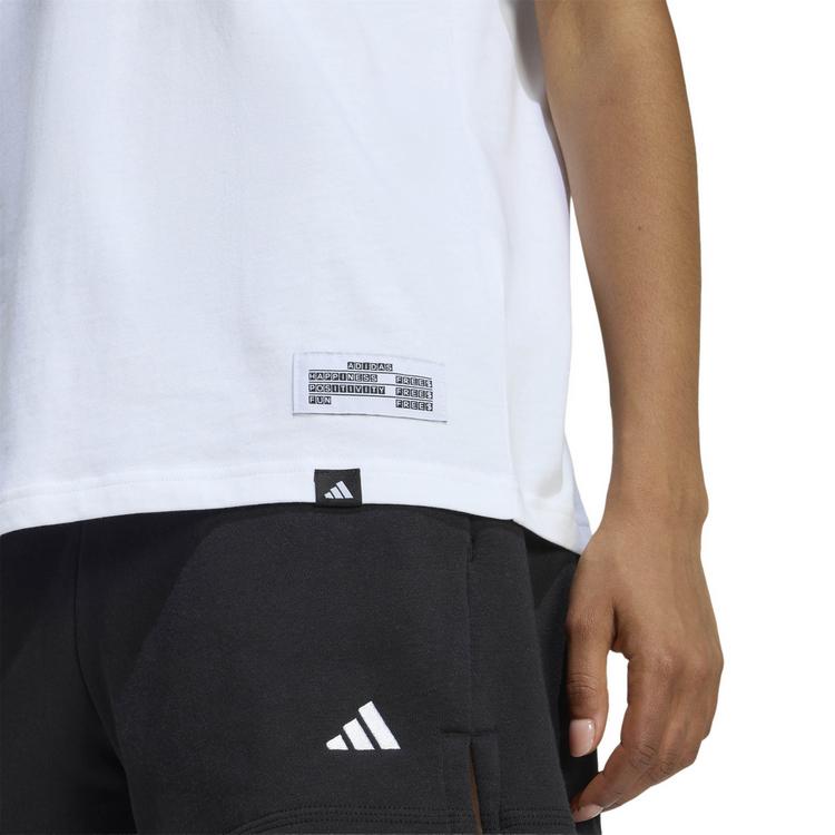 adidas adidas Mini Emb T-Shirt Damen - white - 4 | SportScheck