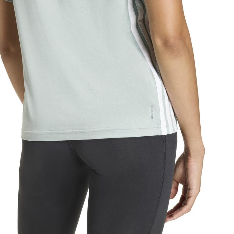 adidas adidas 3S T-Shirt Damen - wonder sage-white - 4 | SportScheck