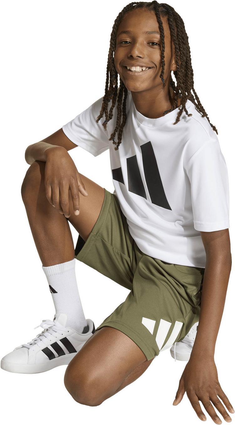 adidas adidas TR-ES Sweatshorts Kinder - olive strata-white - 4 | SportScheck