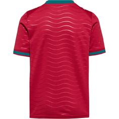 Rückansicht von PUMA Portugal FPF Home Fußballtrikot Kinder club red-green lagoon
