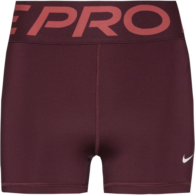 Nike Nike NP SCULPT DF HR 3IN Tights Damen - burgundy crush- white - 0 | SportScheck