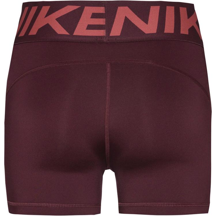 Nike Nike NP SCULPT DF HR 3IN Tights Damen - burgundy crush- white - 0 | SportScheck