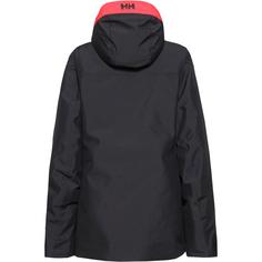 Rückansicht von HELLY HANSEN POWDERQUEEN 3.3 Skijacke Damen black