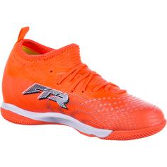 Rückansicht von PUMA FUTURE 9 MATCH IT Mid Jr Fu&szlig;ballschuhe Kinder glowing red-puma white-puma black-puma silver