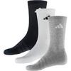 adidas C ESS CRW 3P Socken Herren - mgreyh-white-black