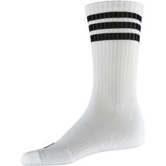 Rückansicht von adidas 3S ESS C CRW 3P Sportsocken Herren mgreyh-white-black