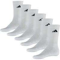 adidas C ESS CRW 6PP Socken Herren - white-white-black